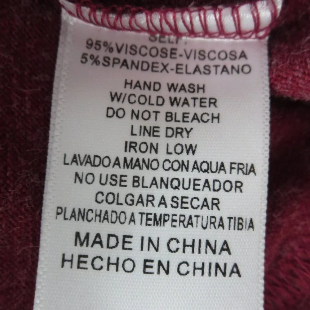 New LISTICLE Sexy Sweater Mini Dress Heathered Red Form Fitting M - Picture 11 of 13